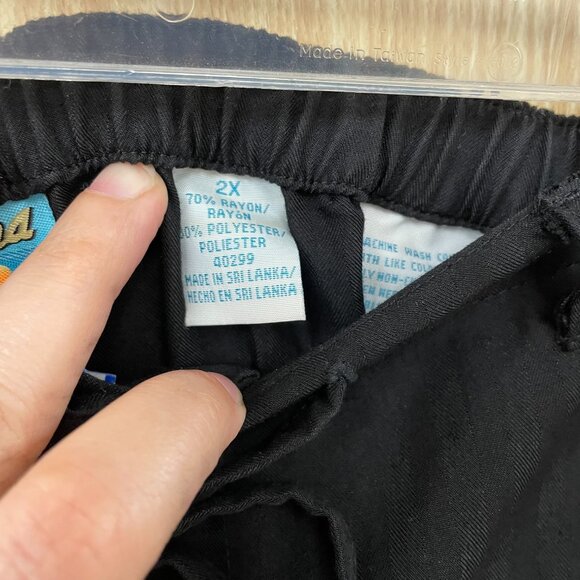 Bahama Beach Black Capris size 2X - Picture 4 of 6